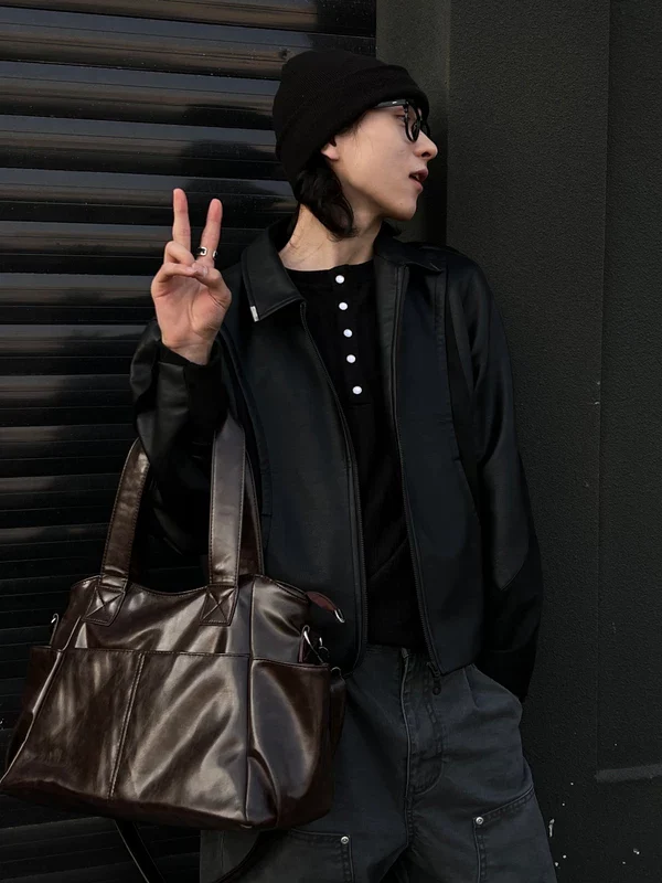 Large-Capacity Street Style Tote Bag - Image 3