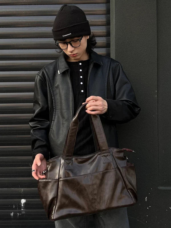 Large-Capacity Street Style Tote Bag - Image 4