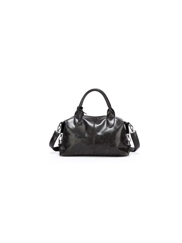 Leather Single Shoulder Crossbody Bag - Image 8
