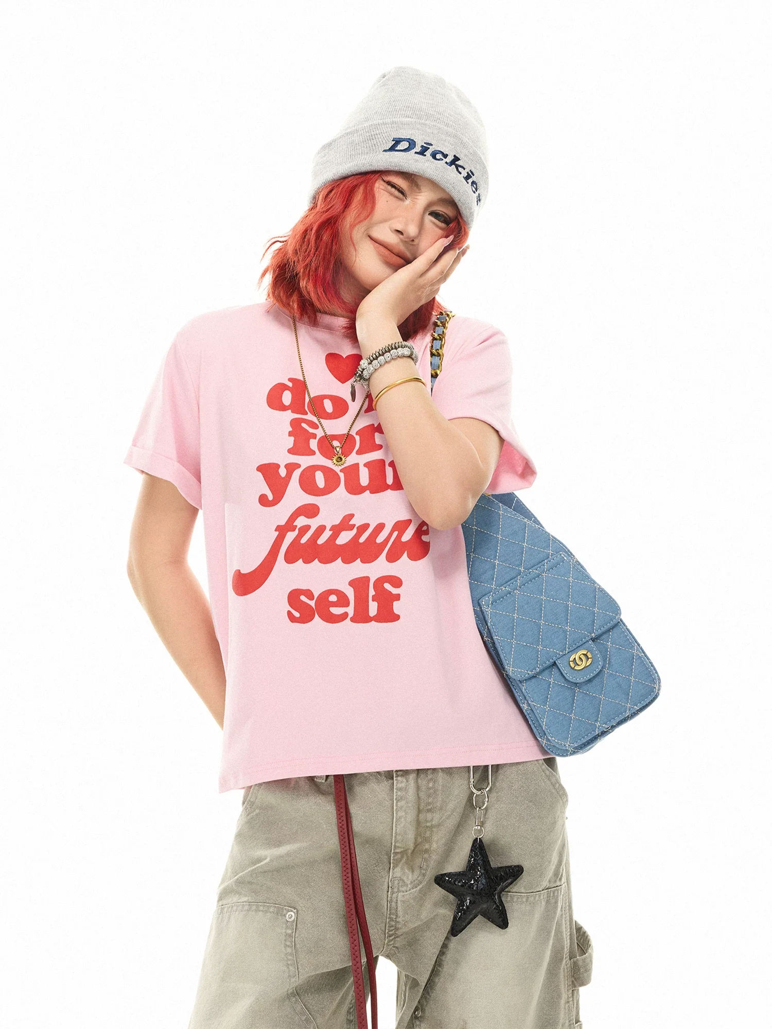 Retro Letter Graphic Short-Sleeve T-Shirt - Image 4