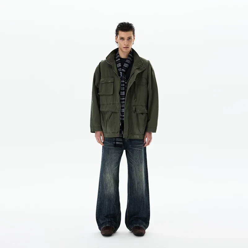 Retro M65 Multi-Pocket Work Jacket - Image 8