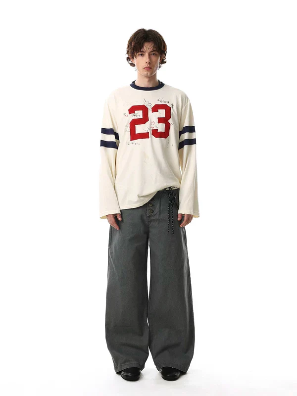 Retro Number 23 Long-Sleeve Pullover - Image 6