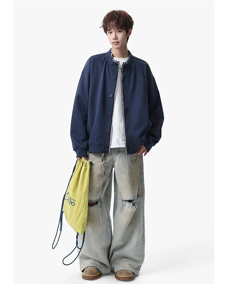 Plaid Layered Button Jacket - Image 11