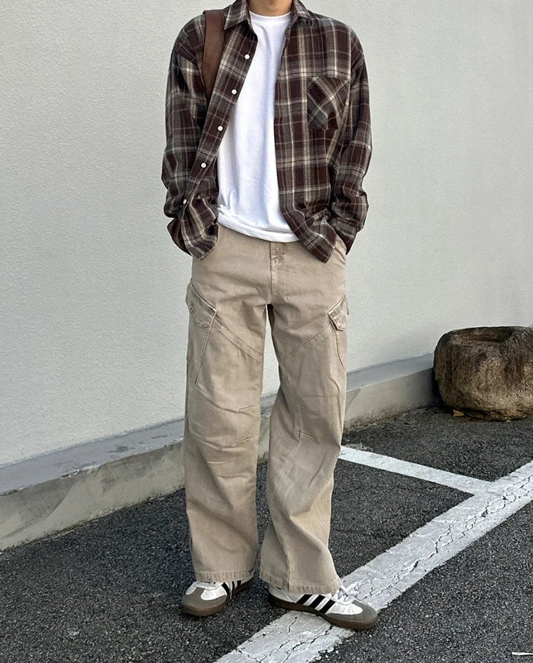 Plaid Long Sleeve Casual Shirt - Image 5