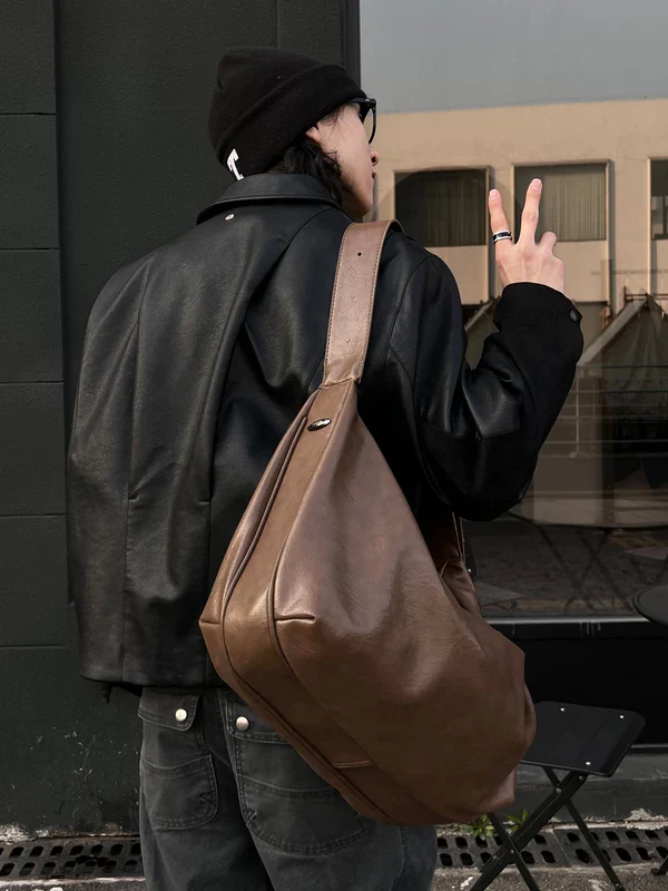 PU Oversized Shoulder Tote Bag - Image 2