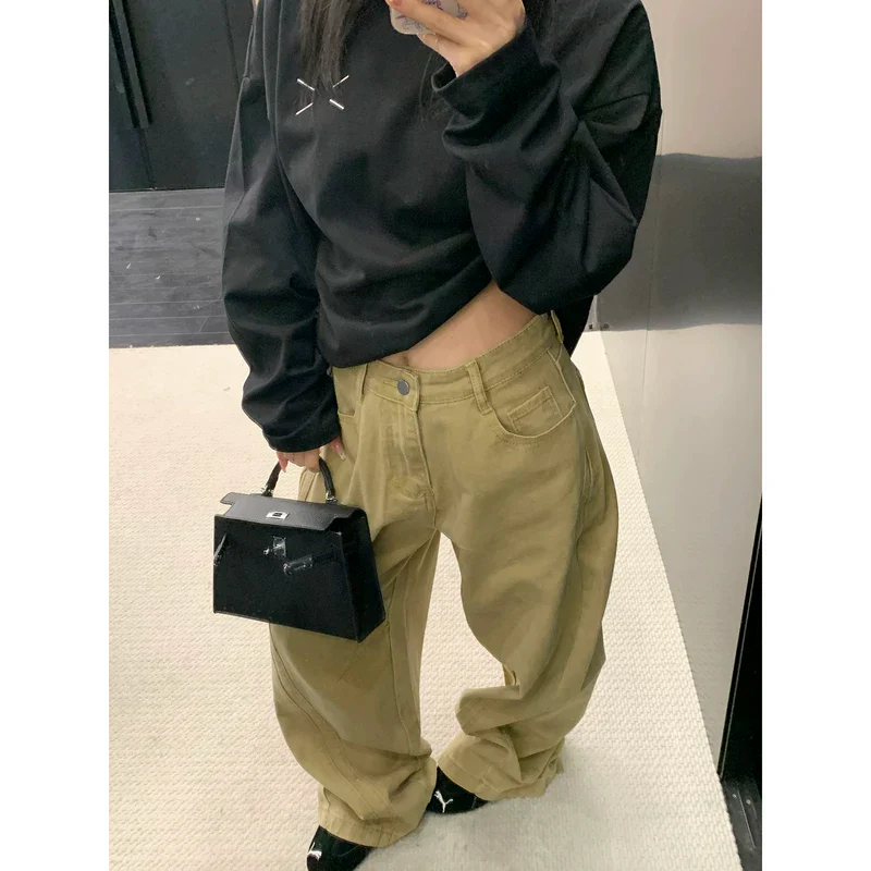 Retro Relaxed Fit Straight Leg Pants - Image 6