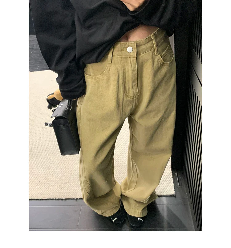 Retro Relaxed Fit Straight Leg Pants - Image 8