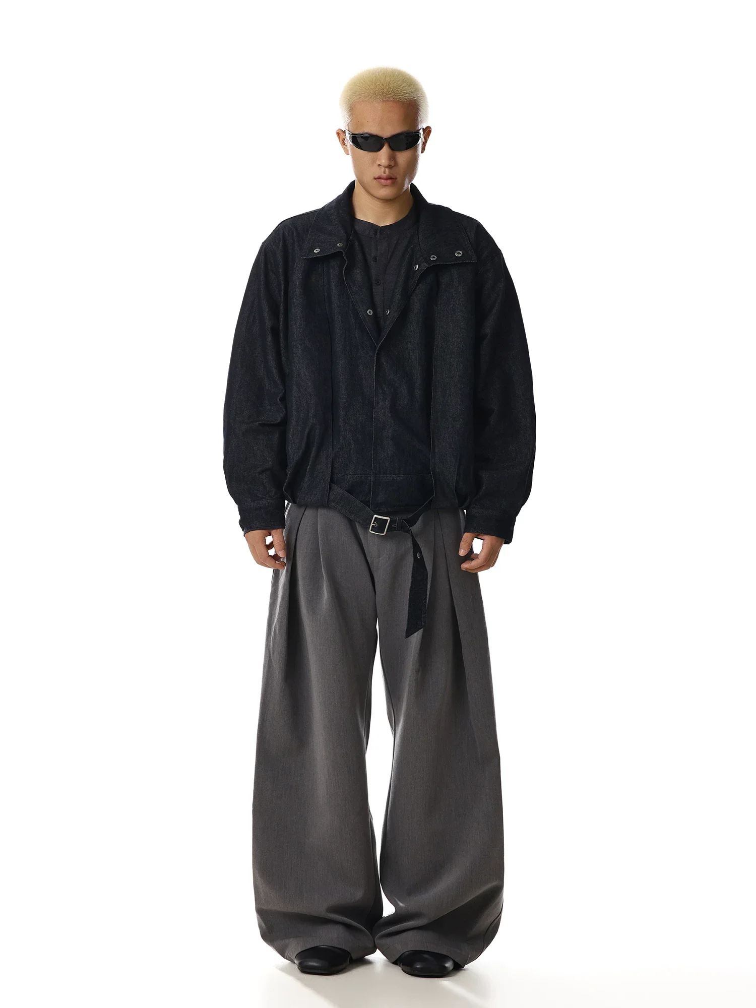 Retro Stand Collar Loose Casual Jacket - Image 6