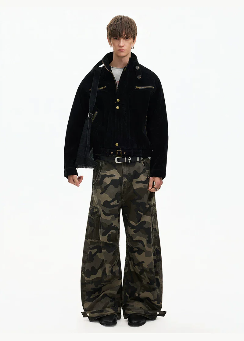 Retro Suede Flight Jacket - Image 8
