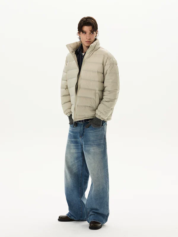 Retro Wide Leg Straight Jeans - Image 9