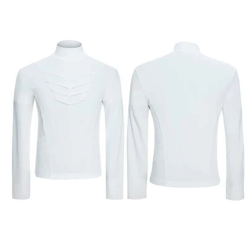 Ribbed Deconstructed Long Sleeve Pullover - Image 3