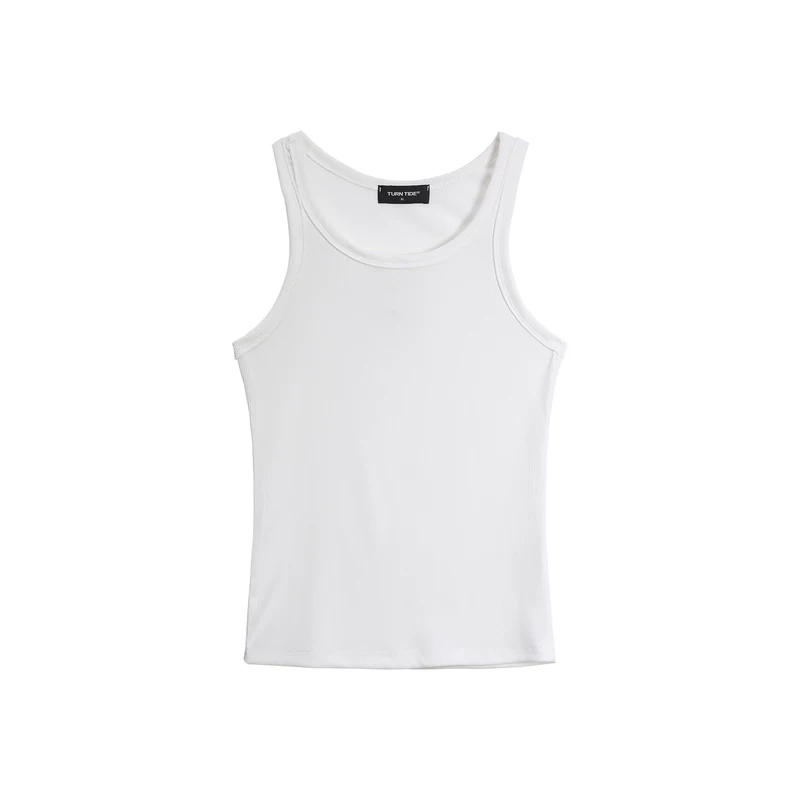 Ribbed Slim Fit Wide Shoulder Sports Vest - Image 15