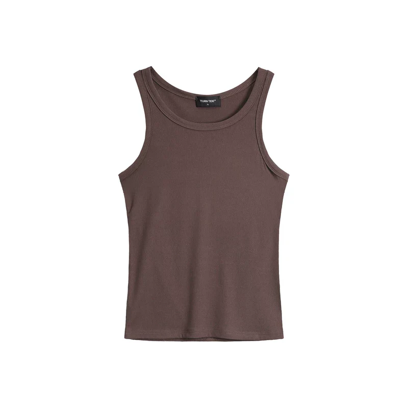 Ribbed Slim Fit Wide Shoulder Sports Vest - Image 16