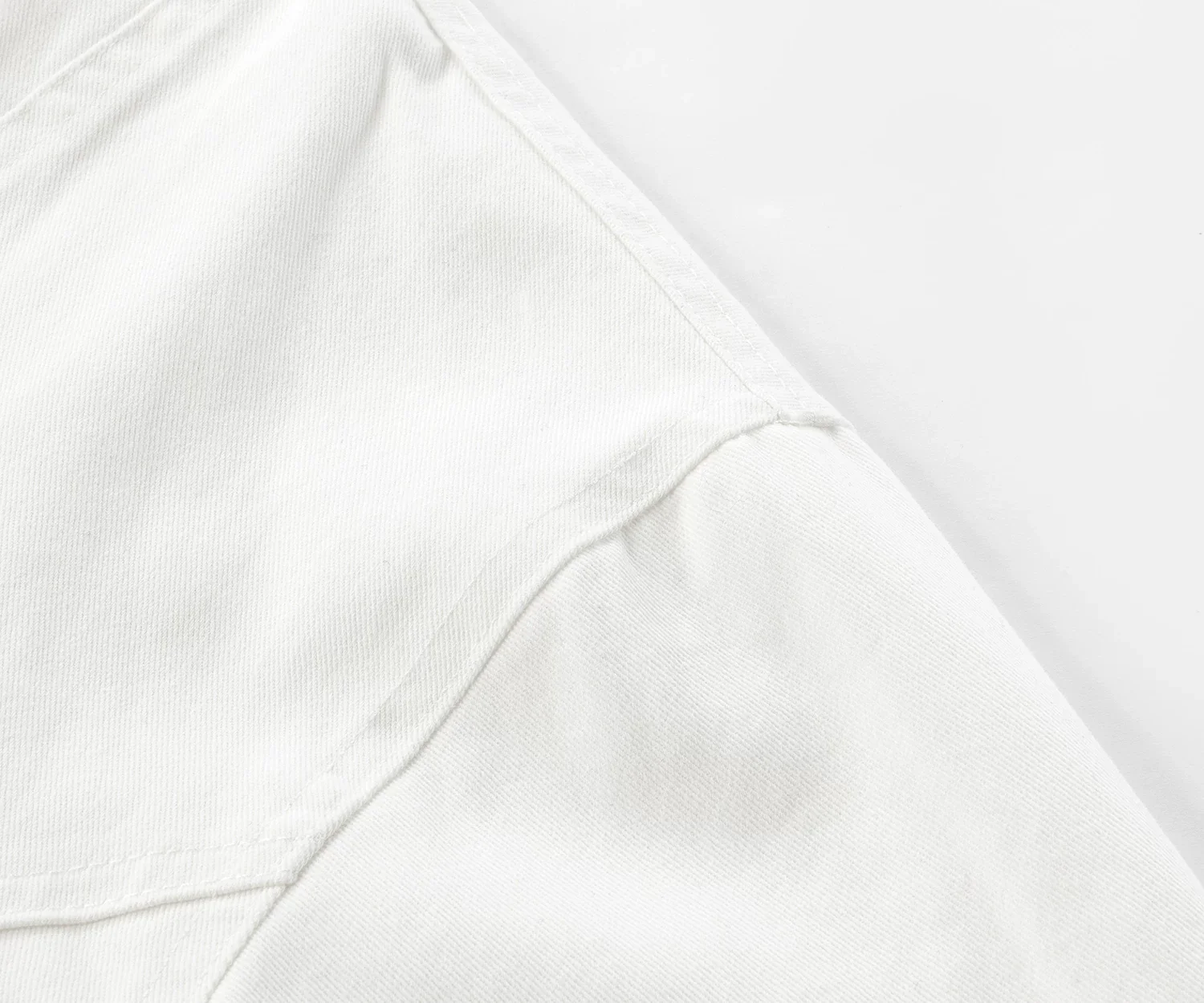 Short Asymmetrical Denim Jacket - Image 9
