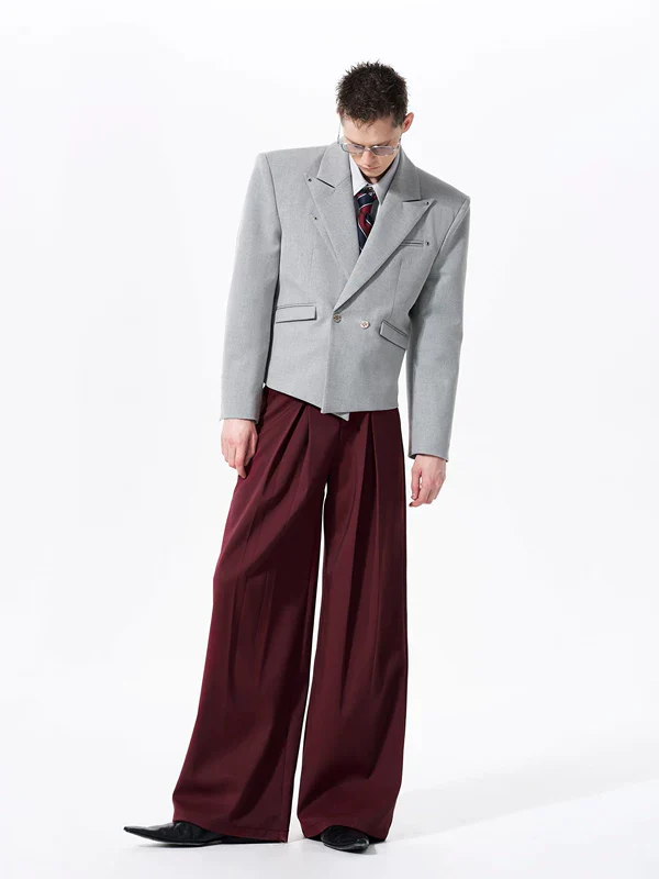 Short Tailored Suit Jacket - Image 9
