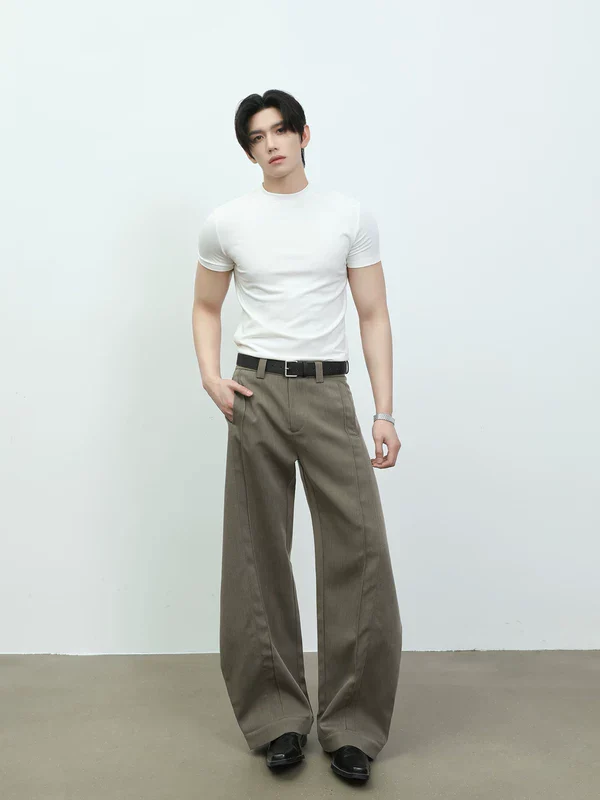 Slim Fit Crew Neck Short Sleeve T-Shirt - Image 7