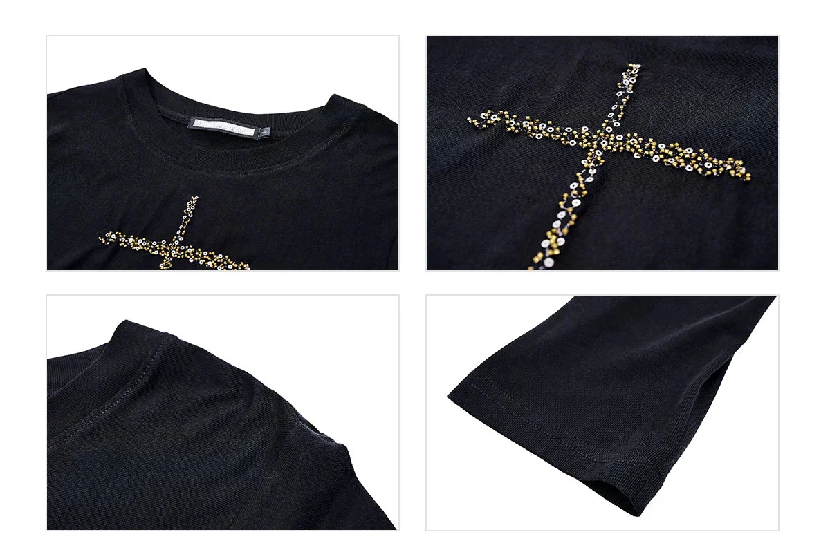Slim Fit Cross Graphic Long-Sleeve T-Shirt - Image 8