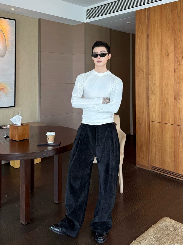 Slim Fit Lyocell Crew Neck Pullover - Image 6