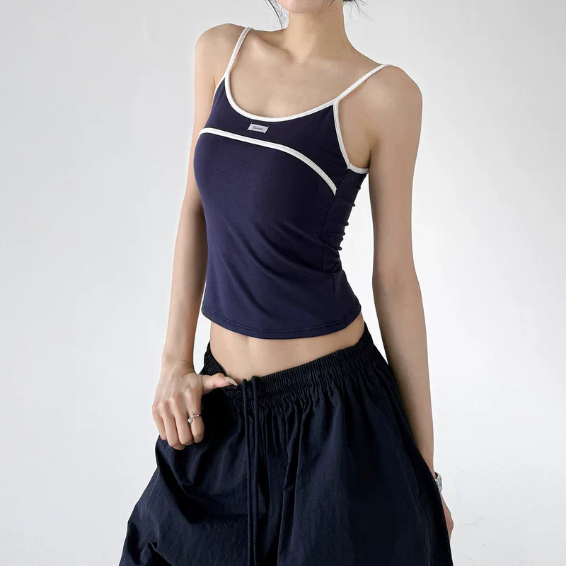 Slim Fit Square Neck Camisole Tank Top - Image 6