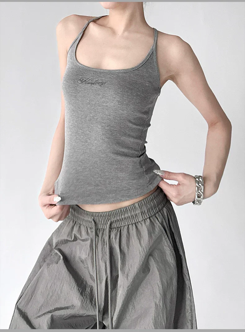 Slim Square Neck Camisole Tank Top - Image 8