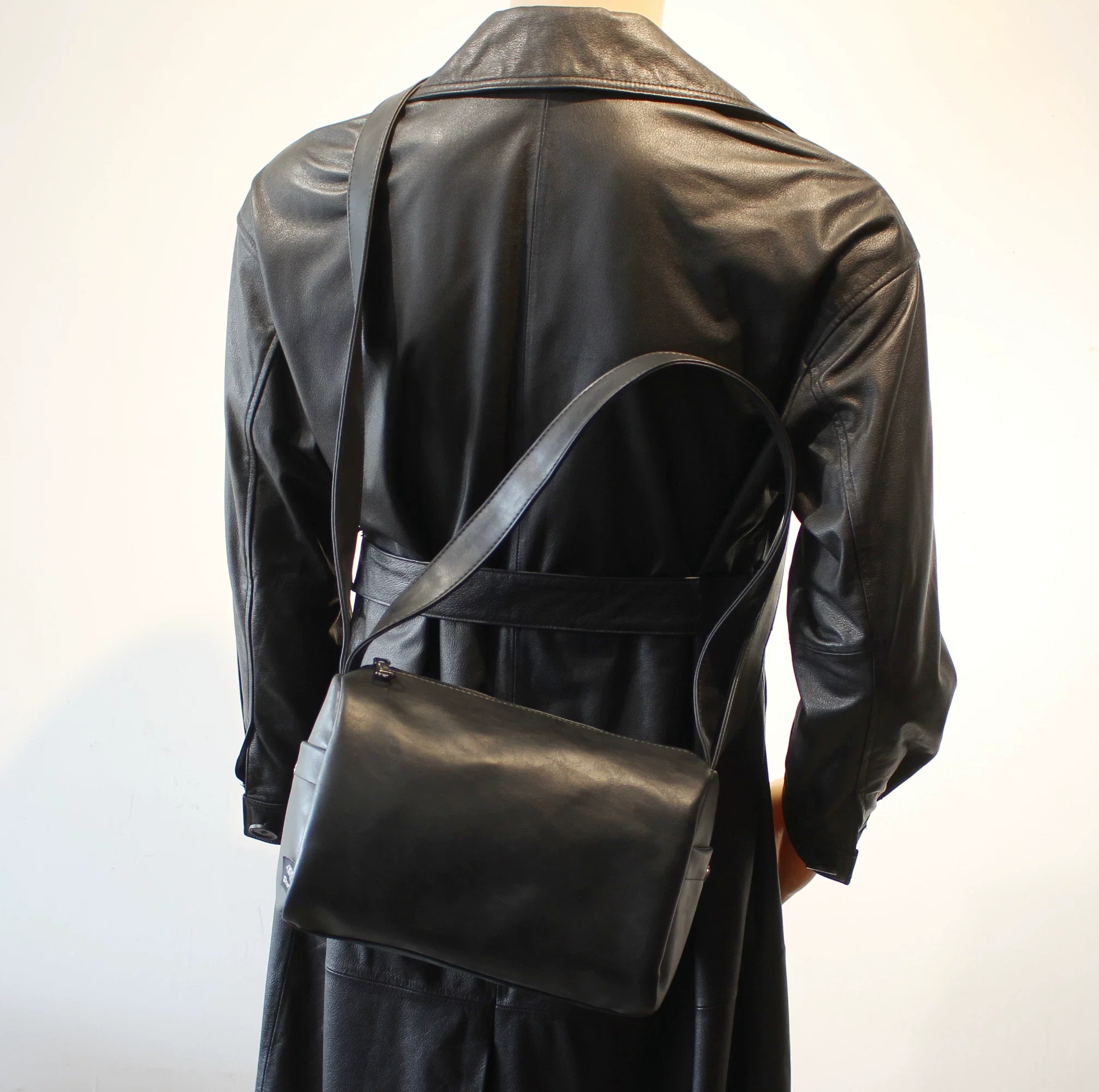 Soft Leather Mini Pillow Crossbody Bag - Image 4