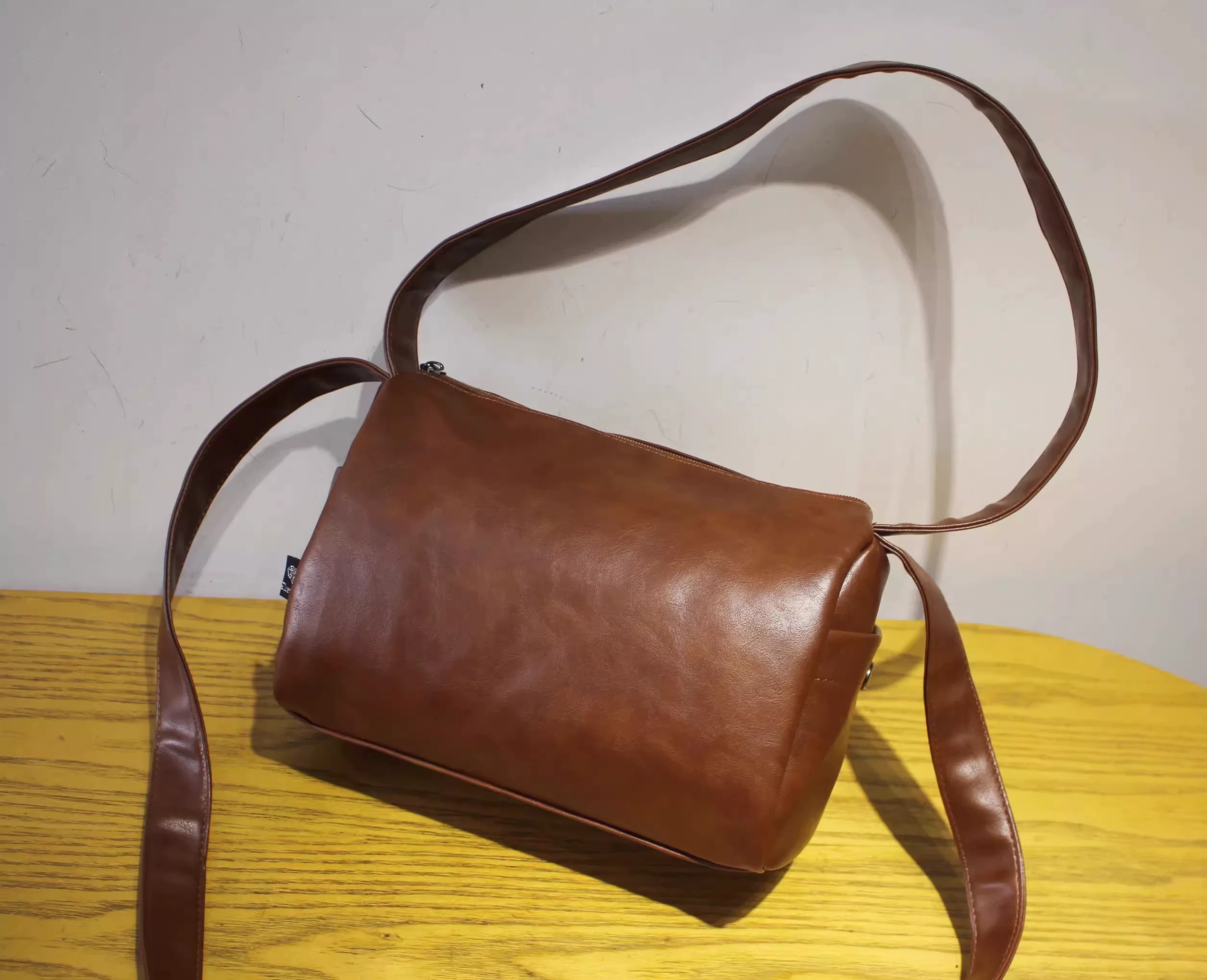 Soft Leather Mini Pillow Crossbody Bag - Image 8