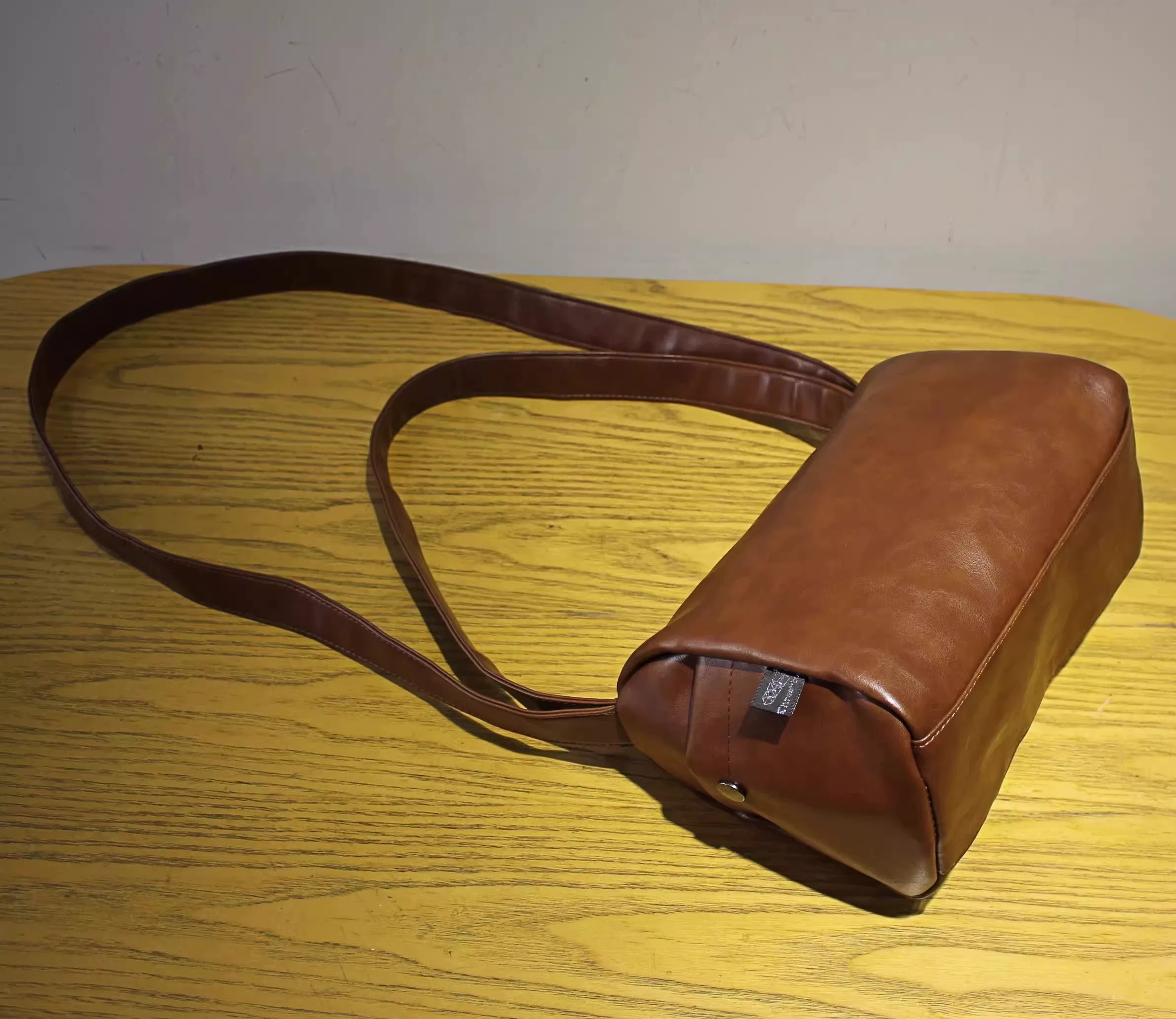Soft Leather Mini Pillow Crossbody Bag - Image 9