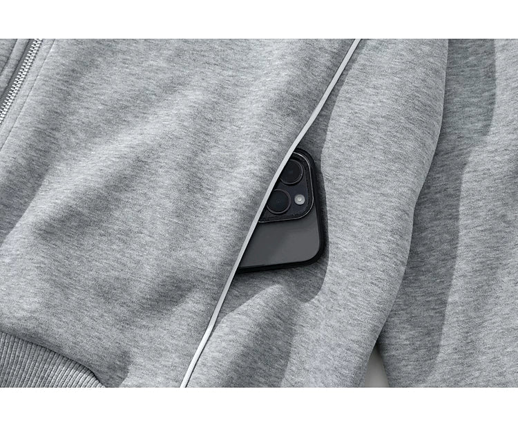 Stand Collar Colorblock Sports Jacket - Image 13
