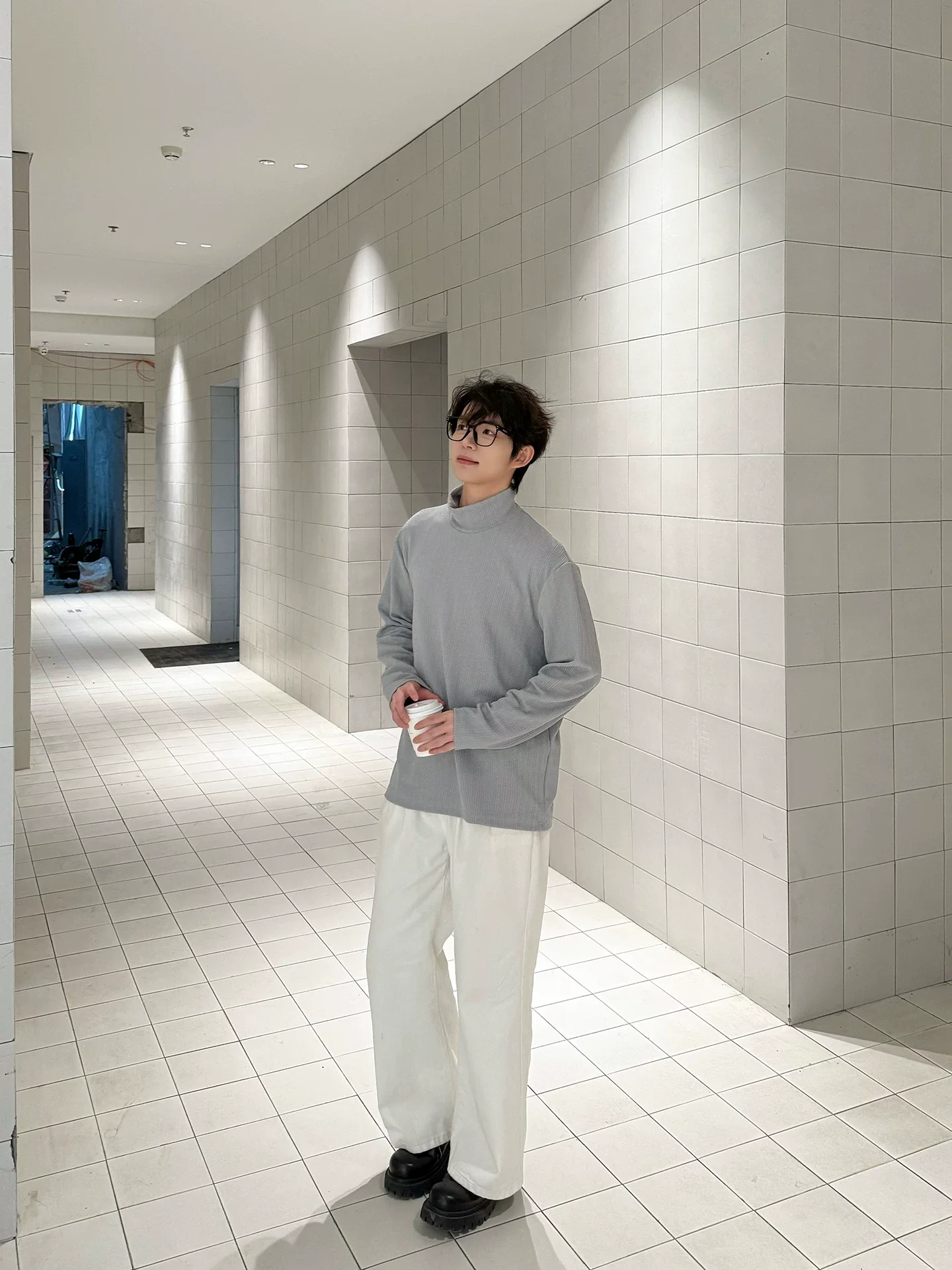 Stand Collar Long Sleeve Pullover - Image 8