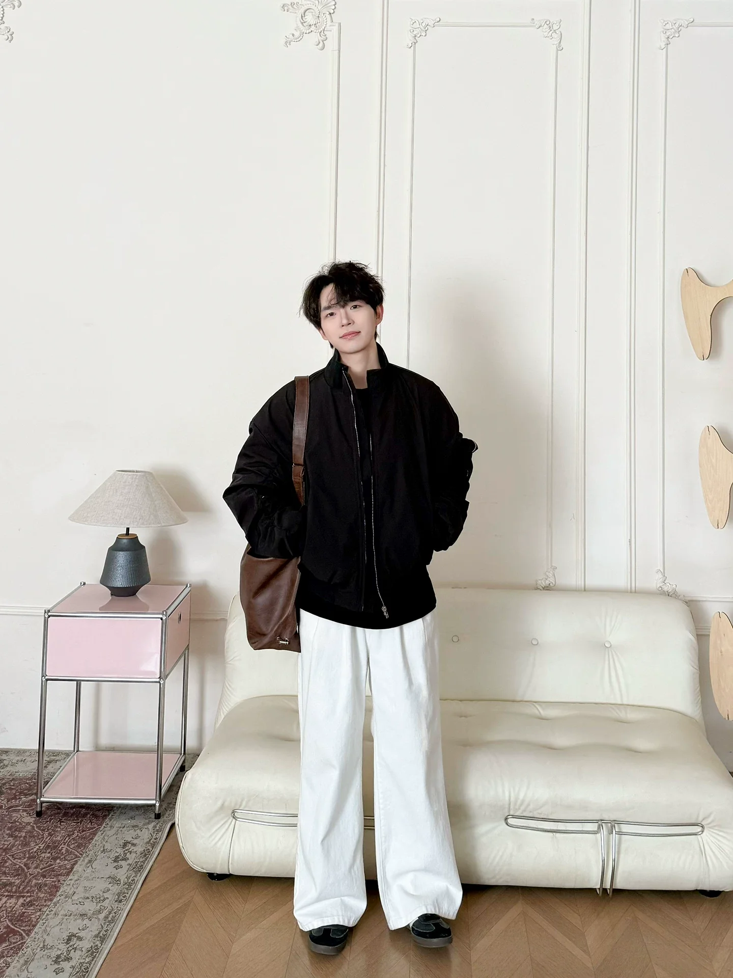 Stand Collar Padded Bomber Jacket - Image 10