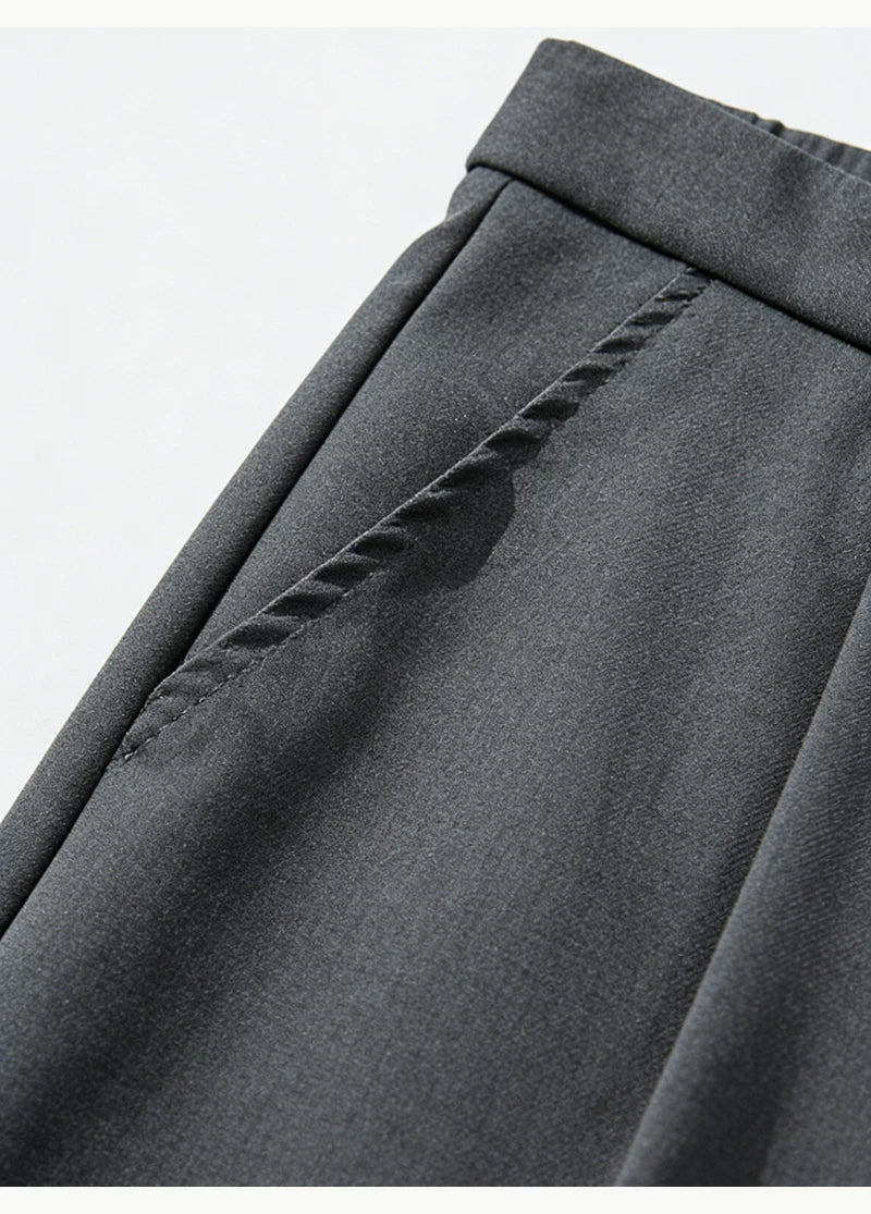 Straight Leg Pleated Pants - Image 8