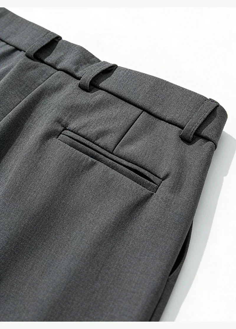 Straight Leg Pleated Pants - Image 9