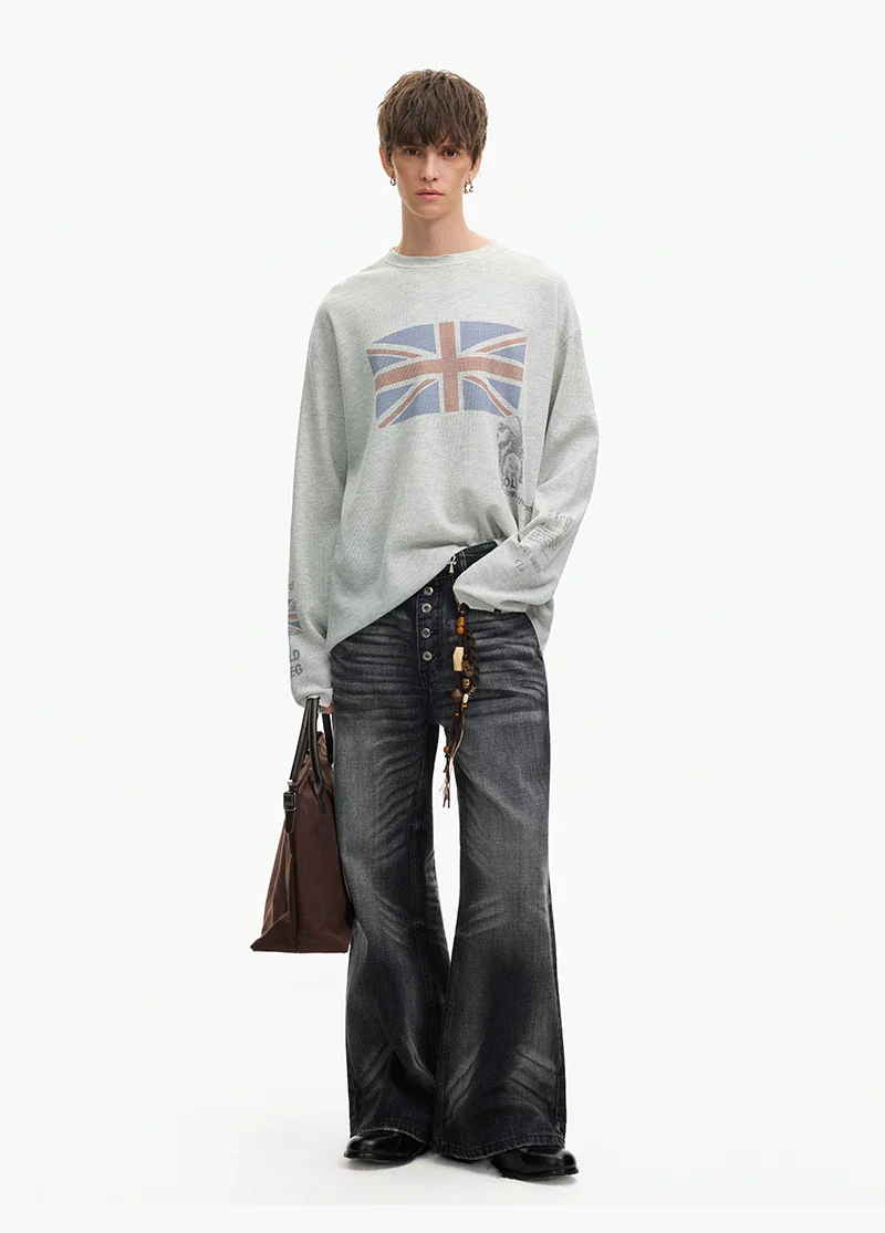 Street Style Graphic Long-Sleeve T-Shirt - Image 6