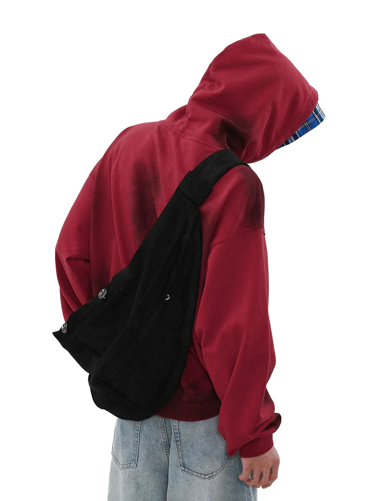 Street Style Letter Print Oversized Hoodie - Image 4