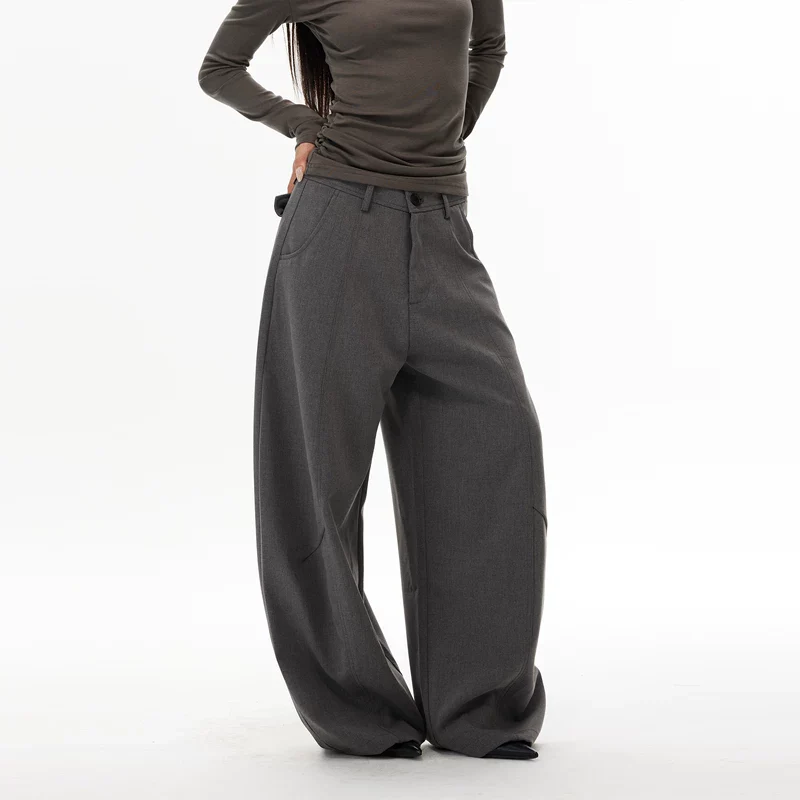 Street-Style Wide Leg Casual Pants - Image 5