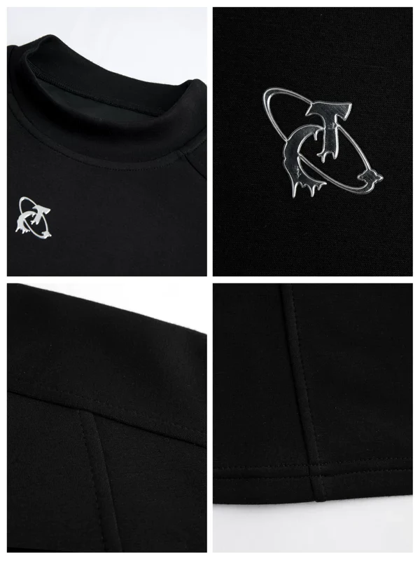 Stretch High-Neck Long Sleeve Base Layer - Image 4