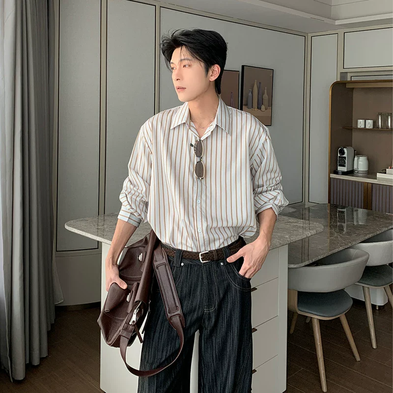 Striped Casual Long Sleeve Shirt - Image 5