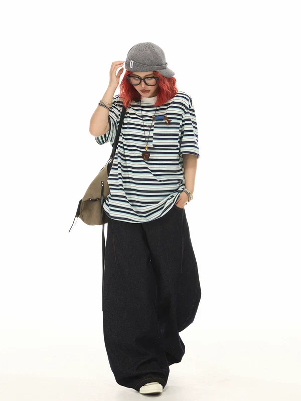Striped Dachshund Graphic T-Shirt - Image 7