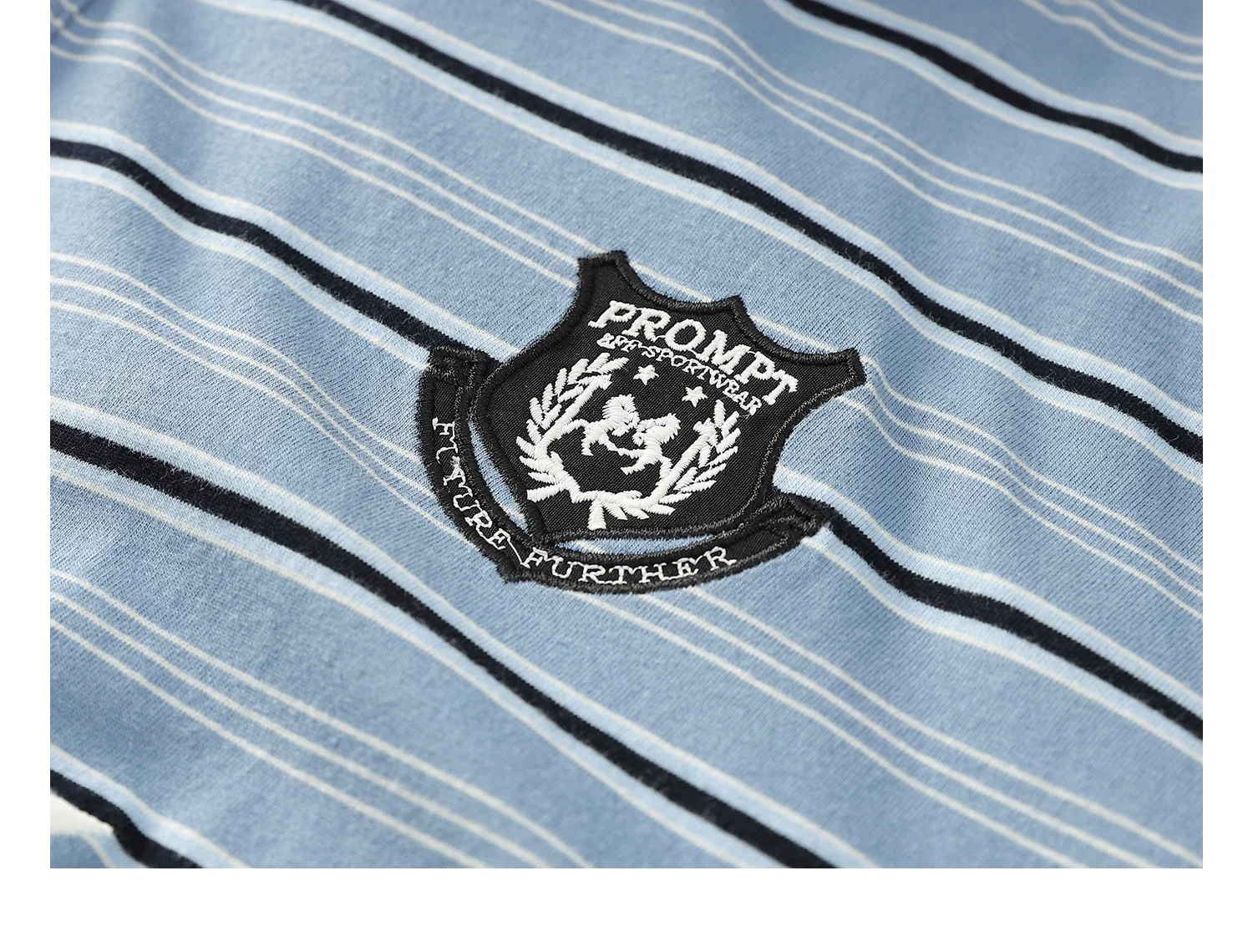 Striped Long Sleeve Rugby Polo Shirt - Image 12