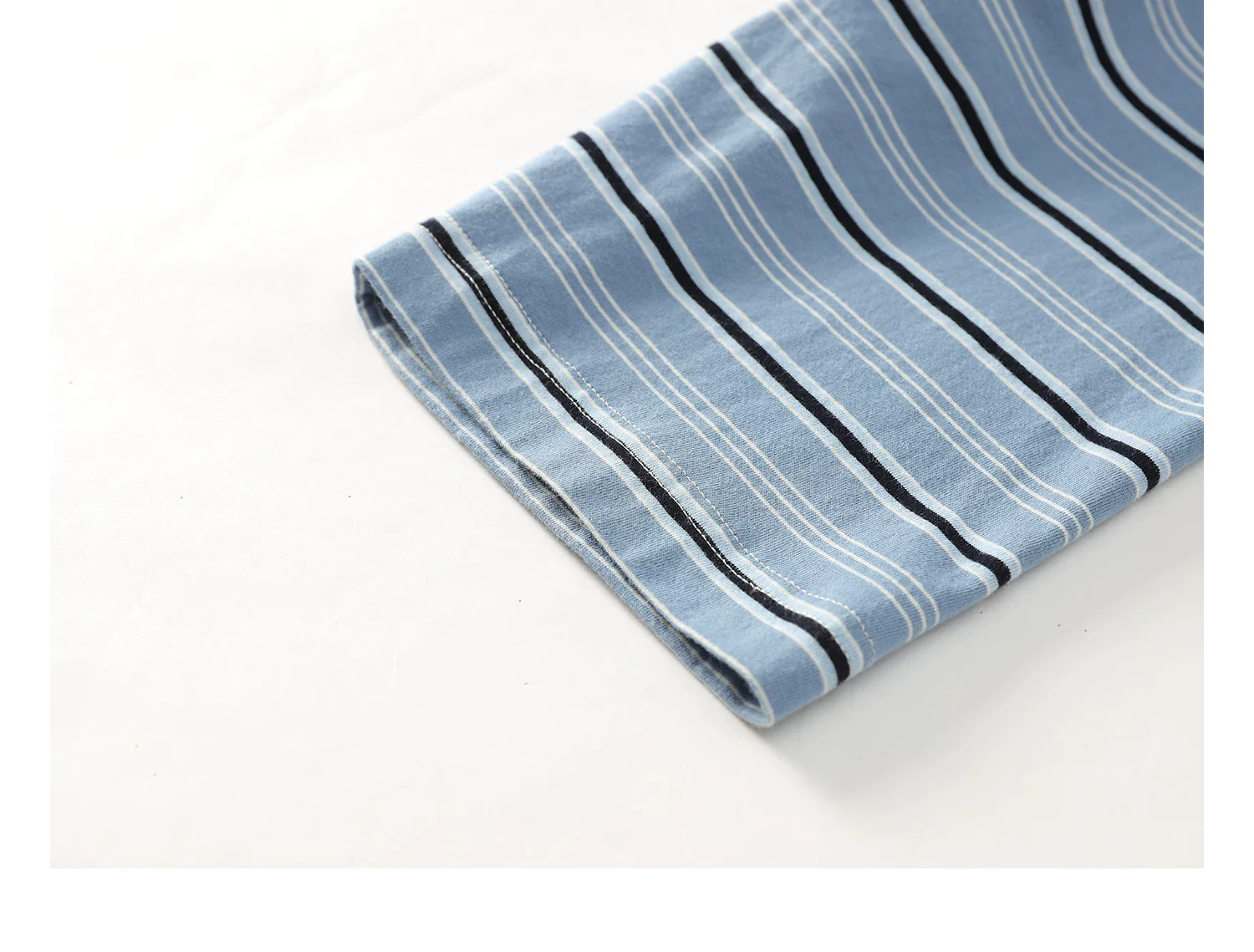 Striped Long Sleeve Rugby Polo Shirt - Image 14