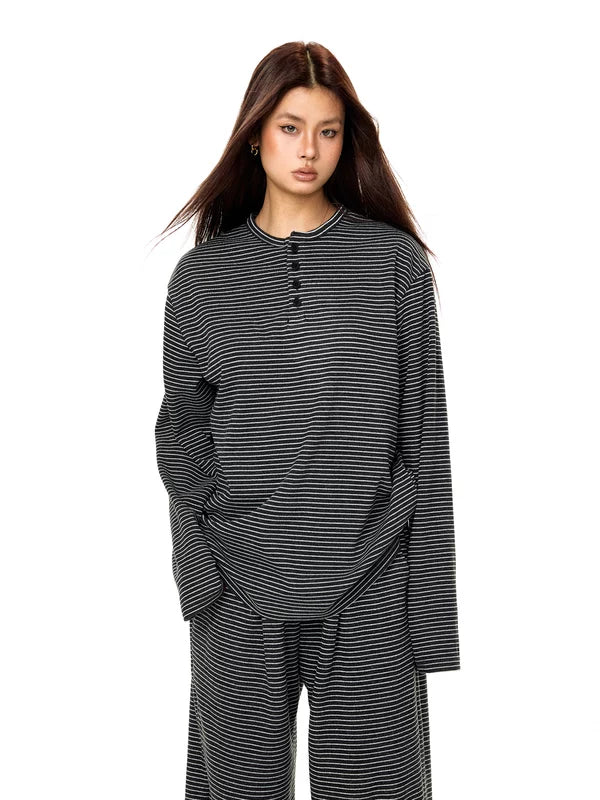 Striped Long-Sleeve Top and Pants - Image 3