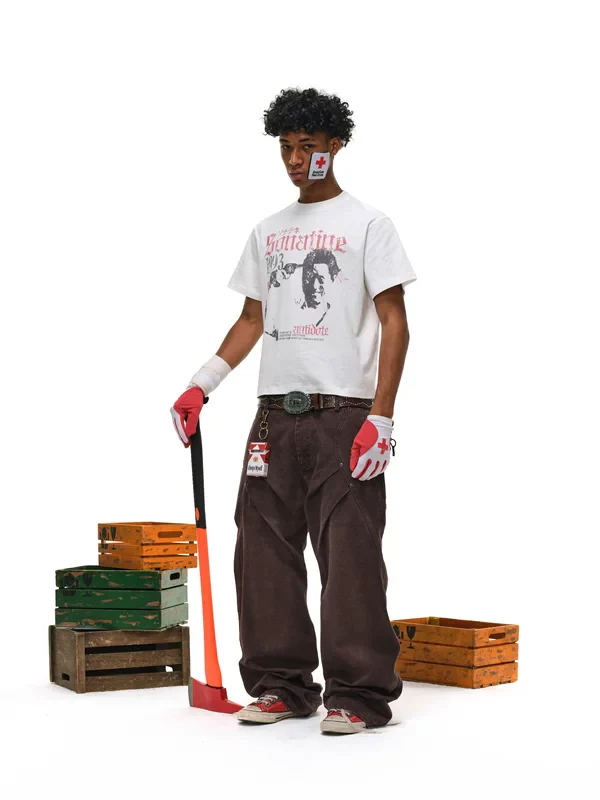 Takeshi Kitano Portrait Graphic T-Shirt - Image 5