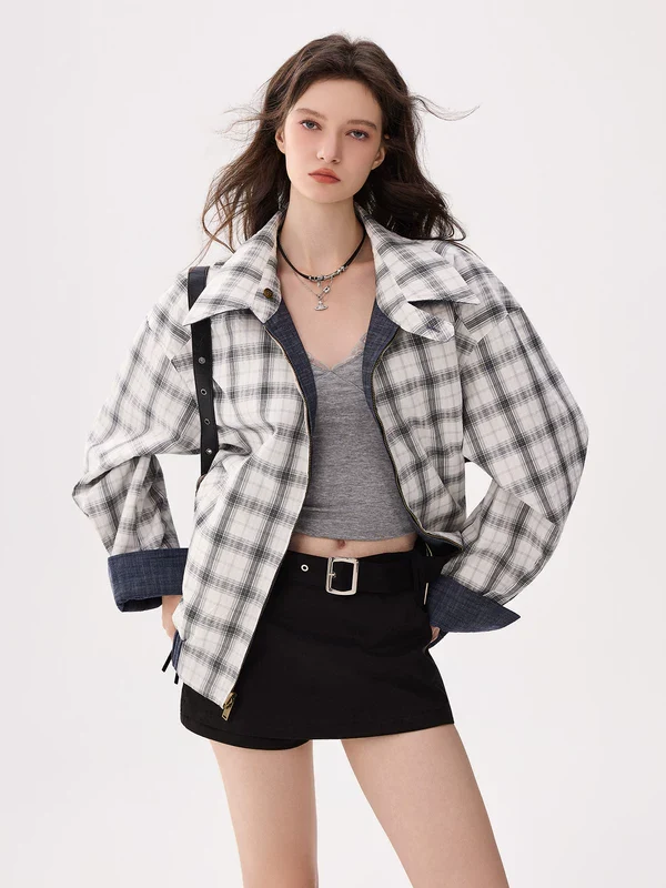 Tencel Linen Denim Reversible Jacket - Image 5