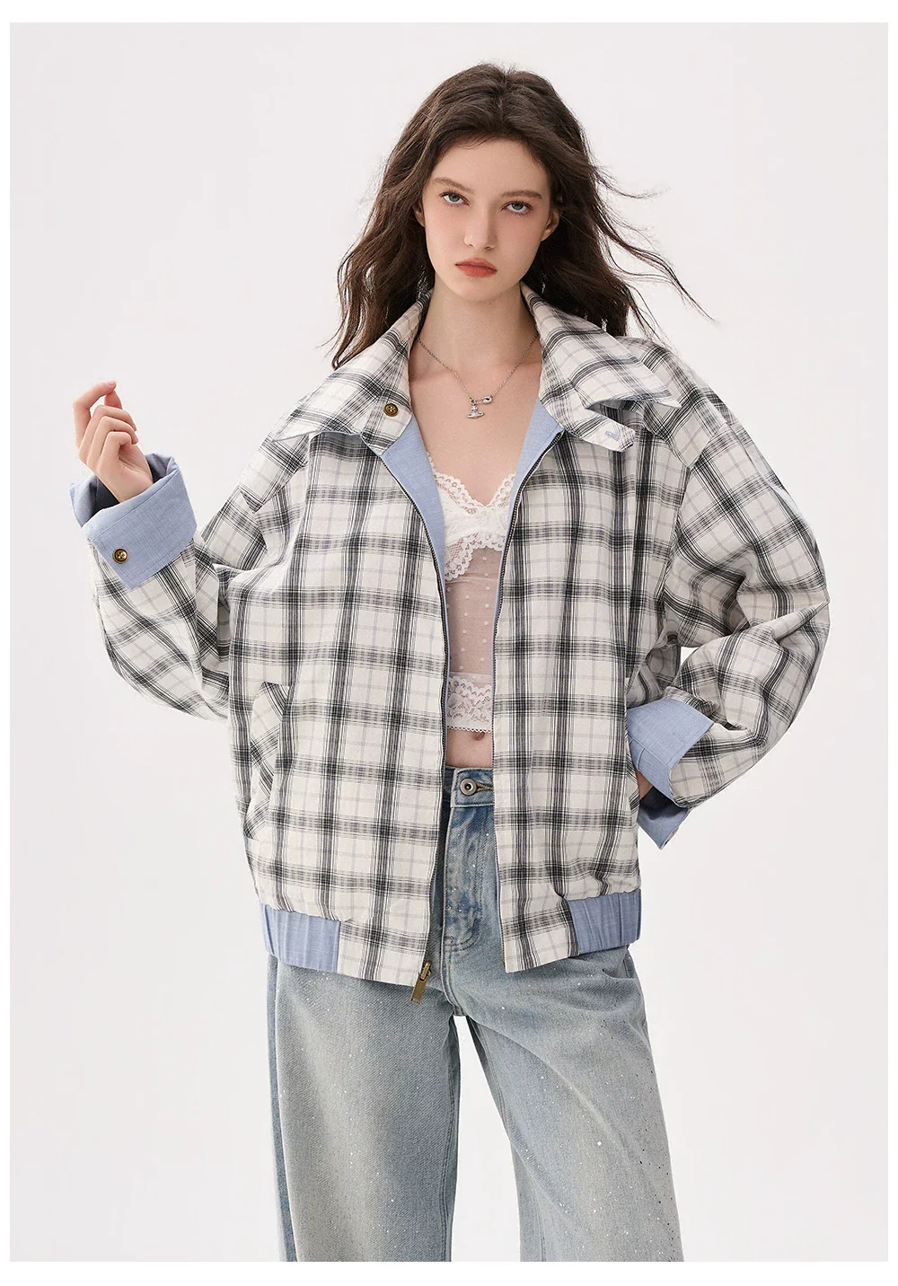 Tencel Linen Denim Reversible Jacket - Image 6