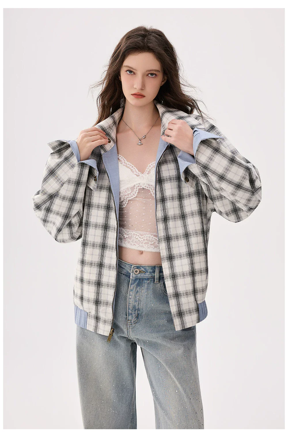 Tencel Linen Denim Reversible Jacket - Image 8