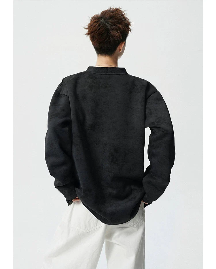 Tie-Dye Half-Zip Long-Sleeve Pullover - Image 6
