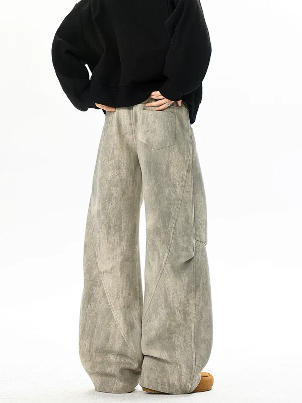 Tie-Dye Wide-Leg Drawstring Pants - Image 3