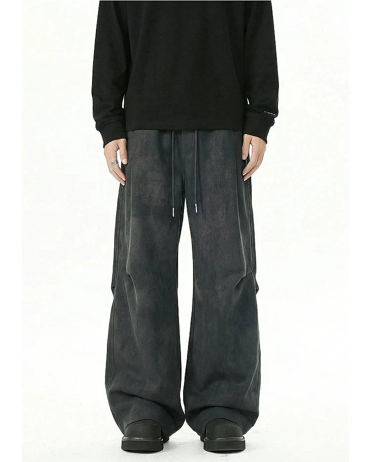 Tie-Dye Wide-Leg Drawstring Pants - Image 6