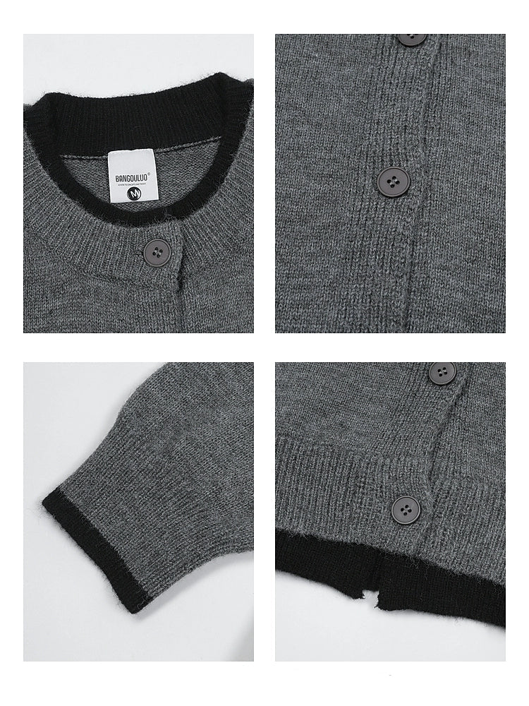 Versatile Knit Cardigan Sweater - Image 3