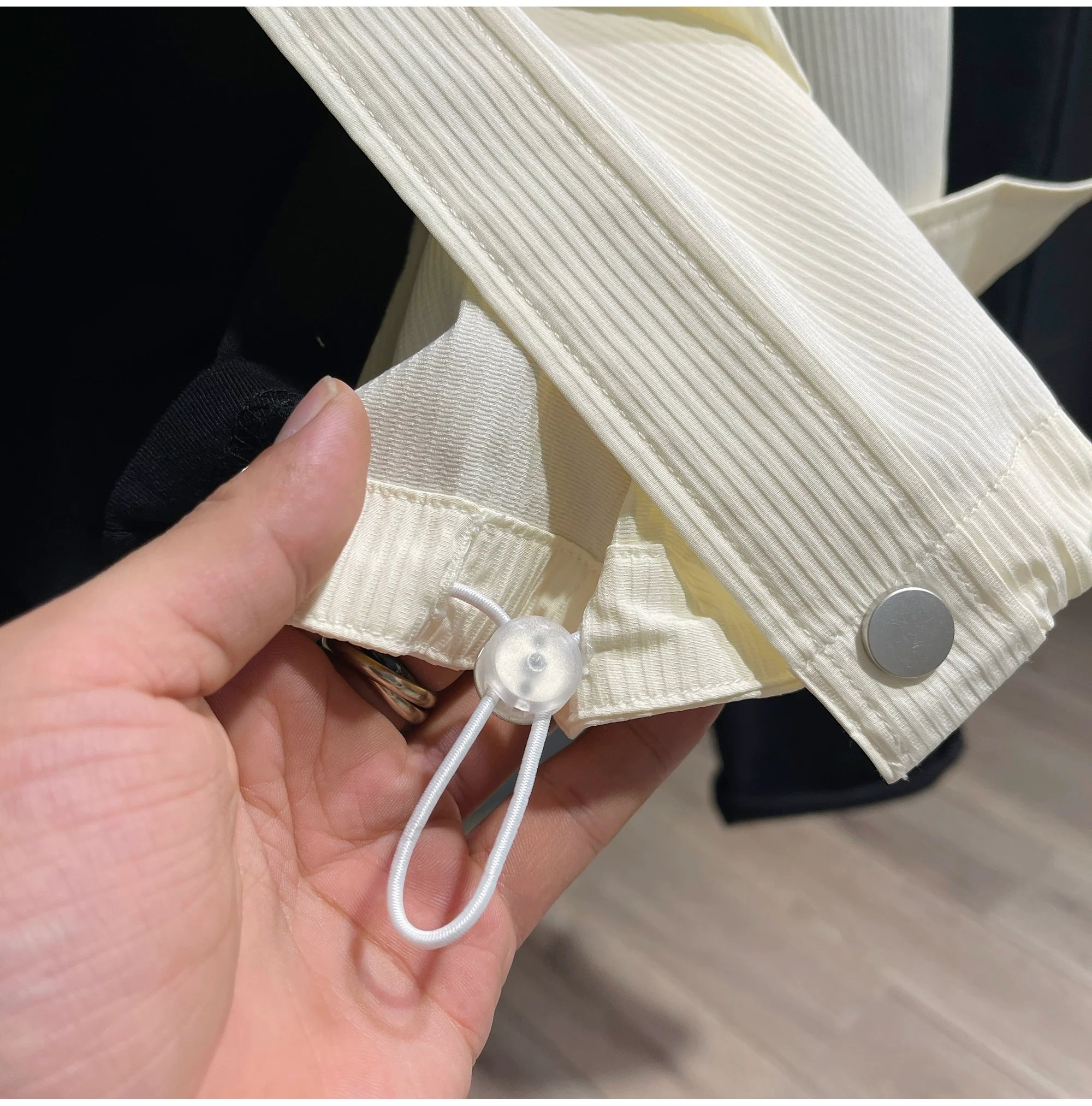 Vertical Textured Pocket Shirt - Image 3